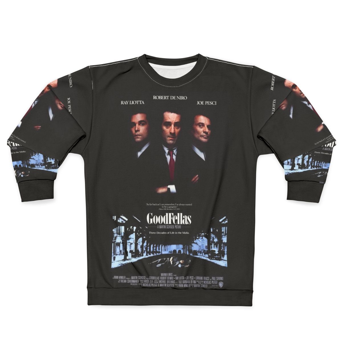 Goodfellas crime movie inspired sweatshirt