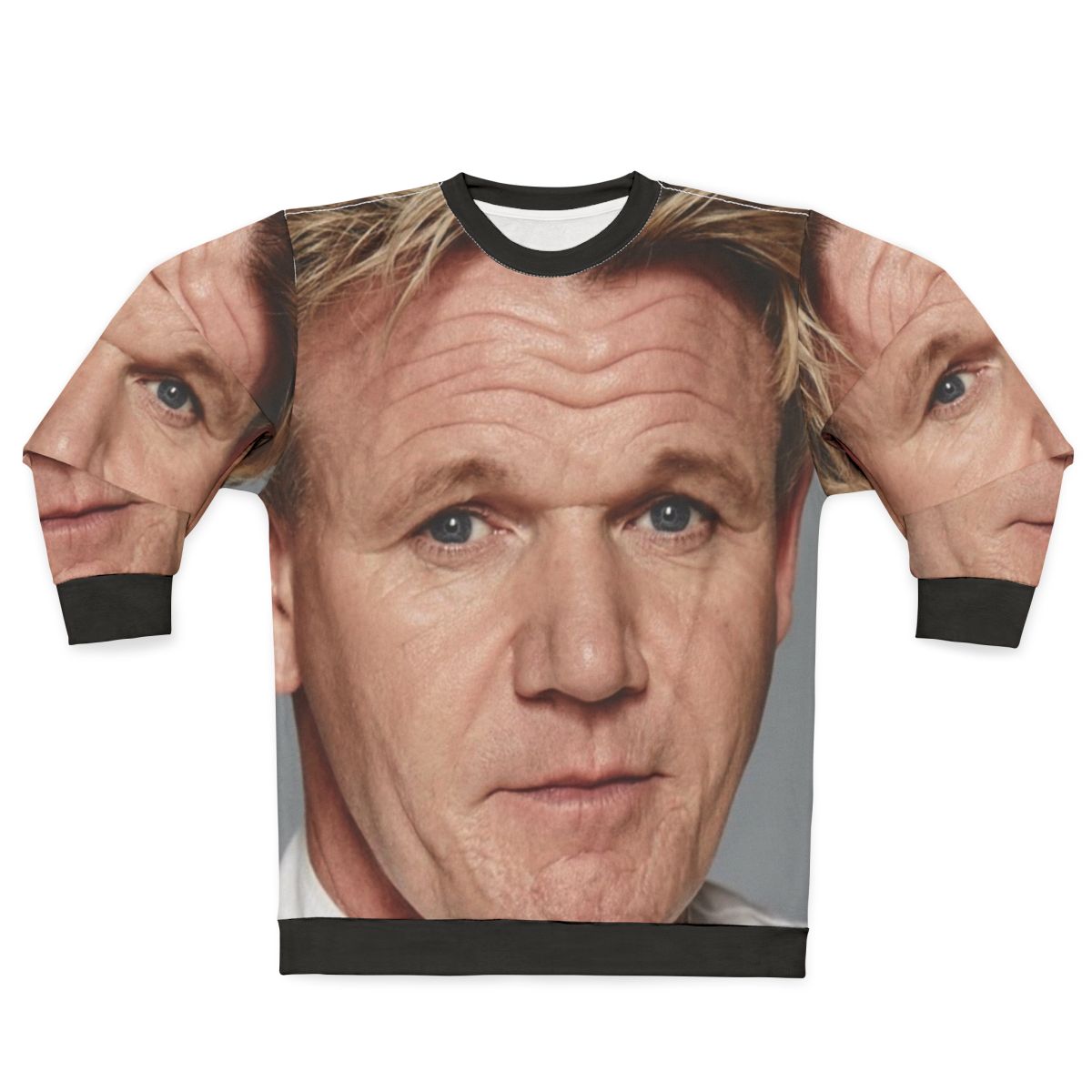 Gordon Ramsay Sweatshirt Featuring His Iconic Face