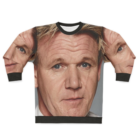 Gordon Ramsay Sweatshirt Featuring His Iconic Face