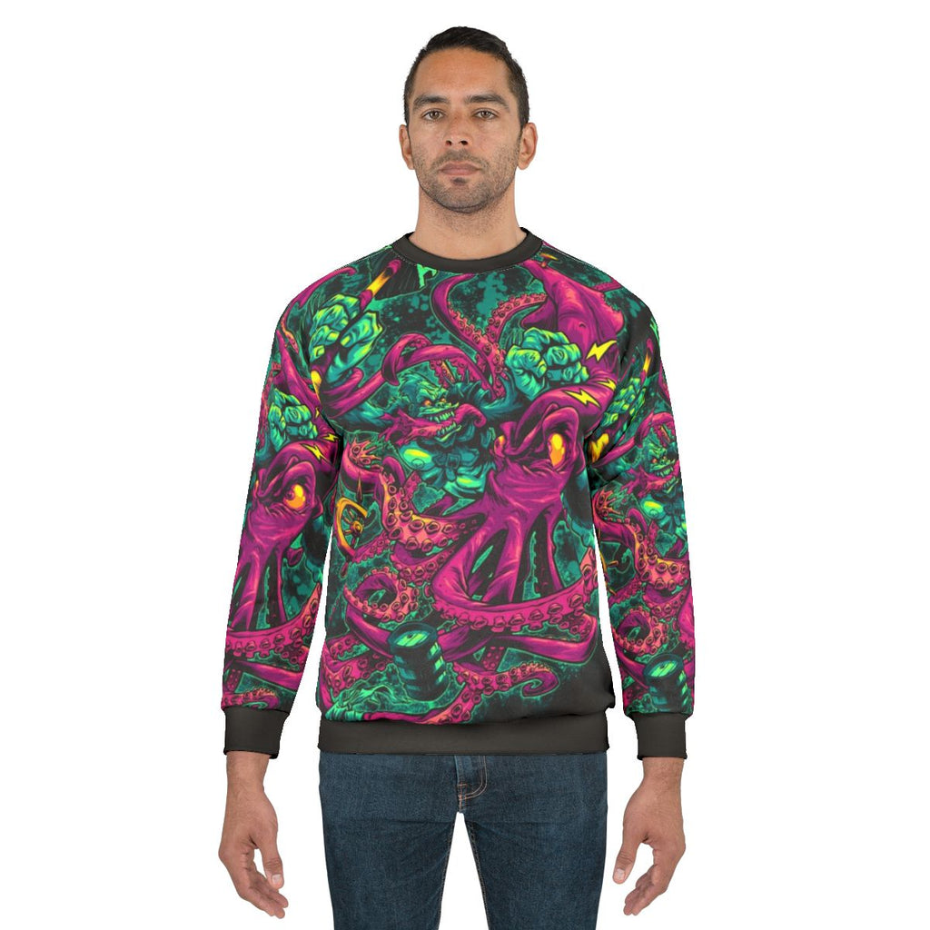 Gorilla vs Architeuthis sweatshirt design