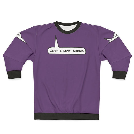 Hawkeye inspired arrows sweatshirt