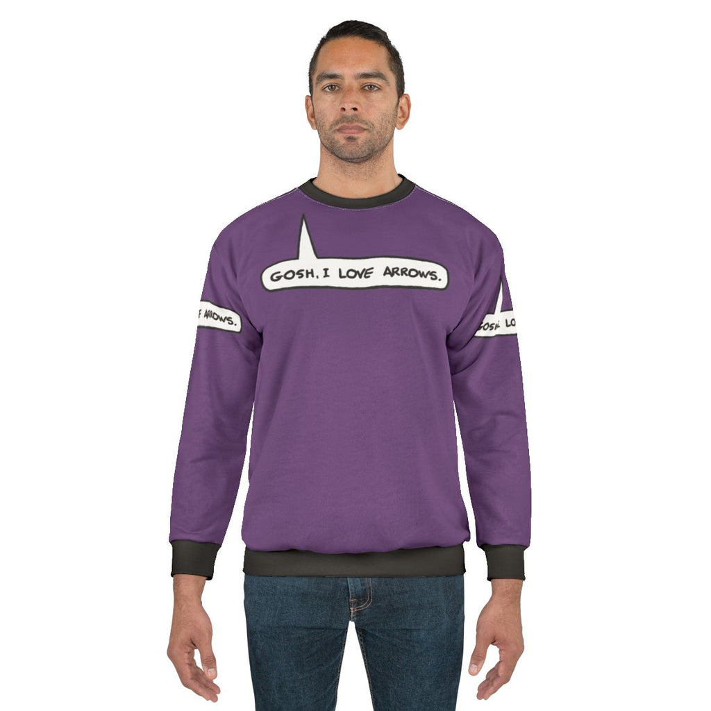 Hawkeye inspired arrows sweatshirt