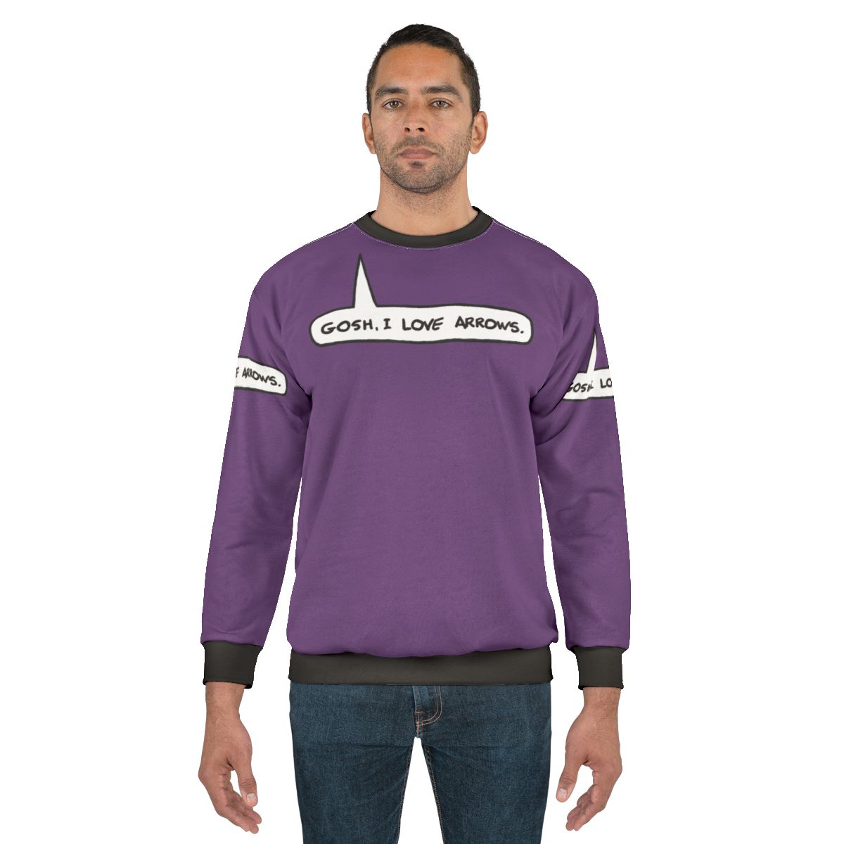 Hawkeye inspired arrows sweatshirt