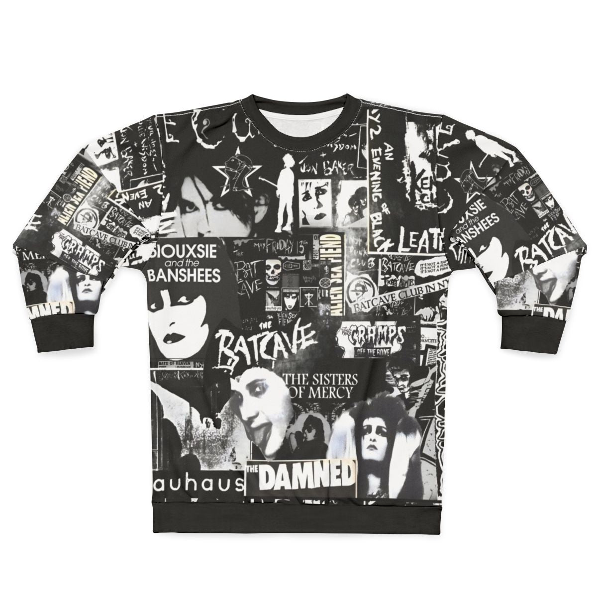 Goth It Up Retro 80s Gothic Punk Sweatshirt