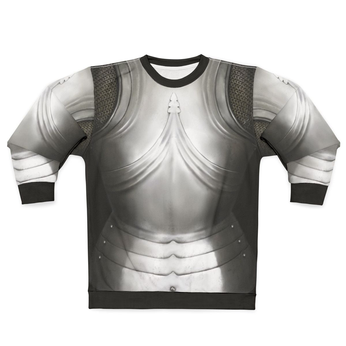 Gothic German knight in cuirass design sweatshirt