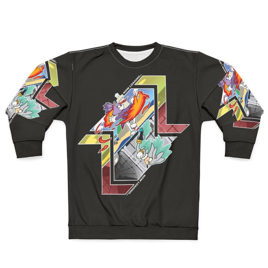 Sonic the Hedgehog Sweatshirt with Glitch Design