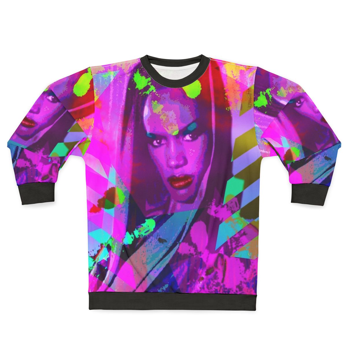 Grace Jones inspired LGBTQ hedonist sweatshirt