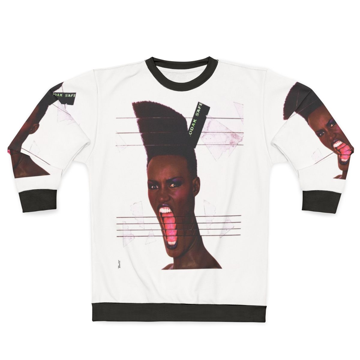 Grace Jones "Slave to the Rhythm" 80s music sweatshirt