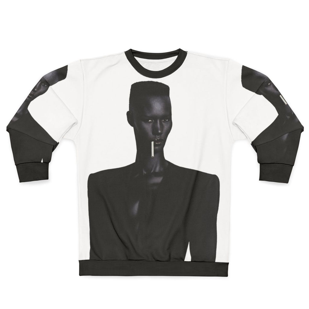 Grace Jones movie themed sweatshirt