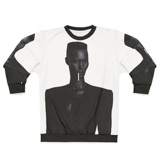 Grace Jones movie themed sweatshirt