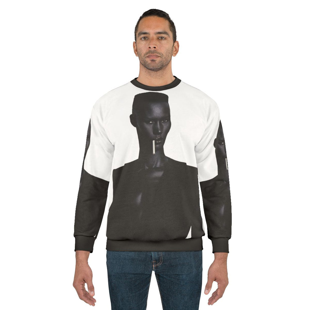 Grace Jones movie themed sweatshirt