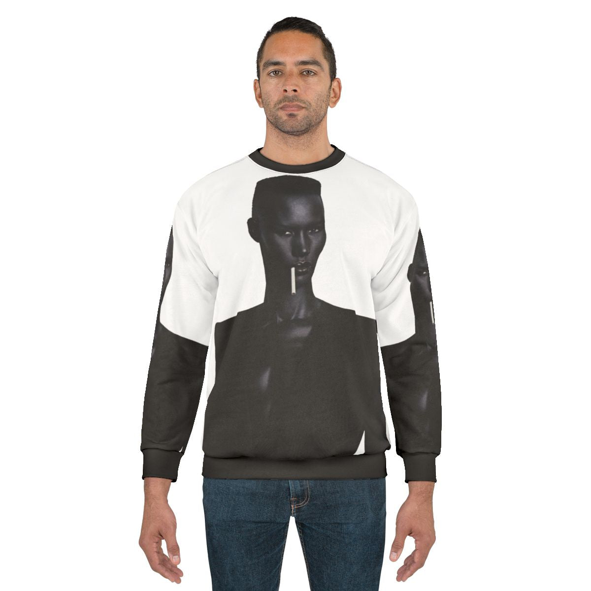 Grace Jones movie themed sweatshirt