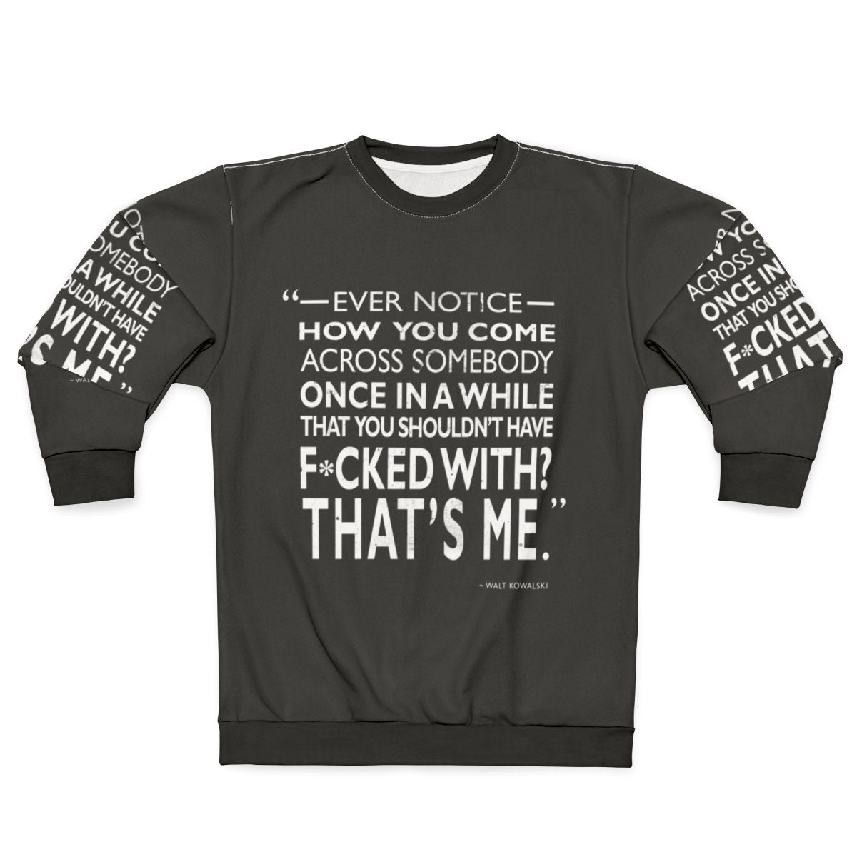 Clint Eastwood "Gran Torino" Minimalist Sweatshirt