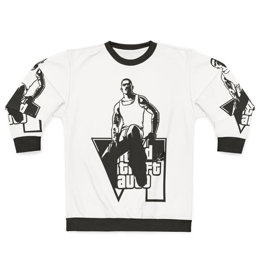 Grand Theft Auto inspired gaming sweatshirt