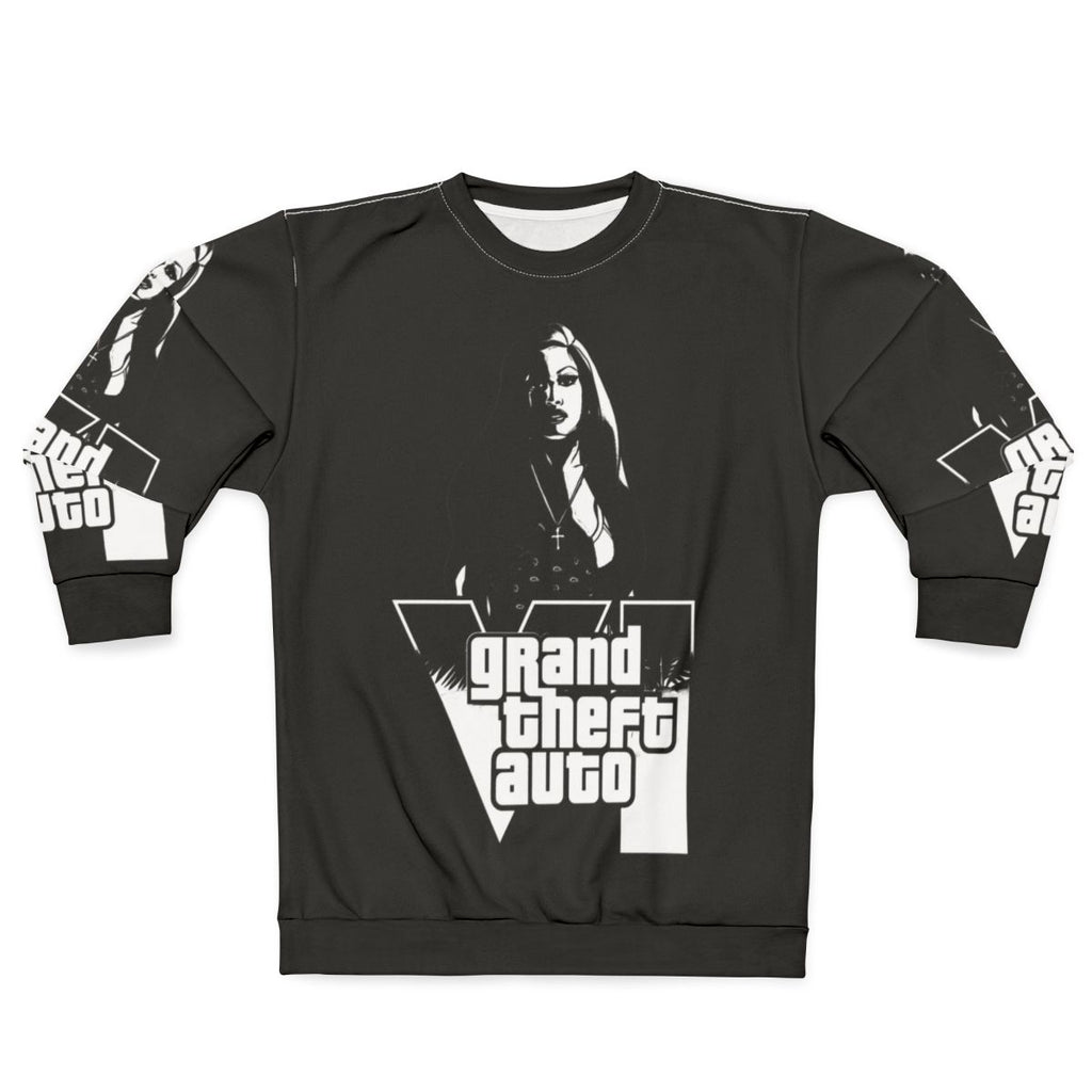 Grand Theft Auto V Sweatshirt featuring classic video game design