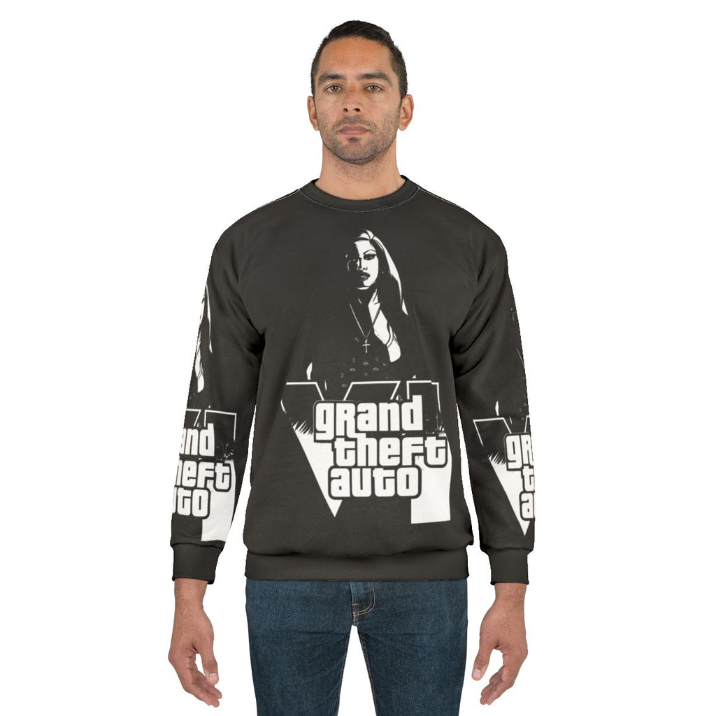 Grand Theft Auto V Sweatshirt featuring classic video game design