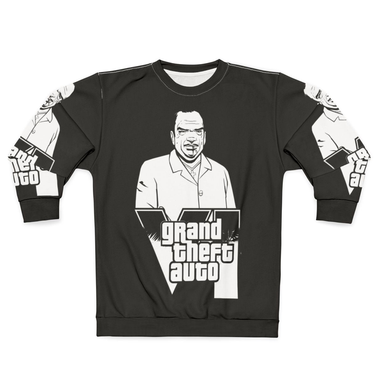 Grand Theft Auto Sweatshirt featuring classic GTA video game graphics
