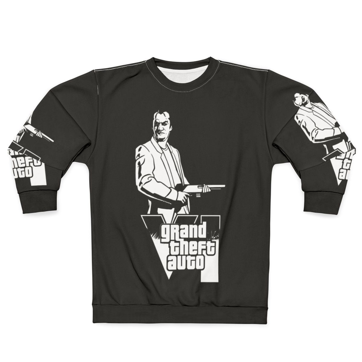 Grand Theft Auto 6 Sweatshirt with Retro Gaming Inspired Design