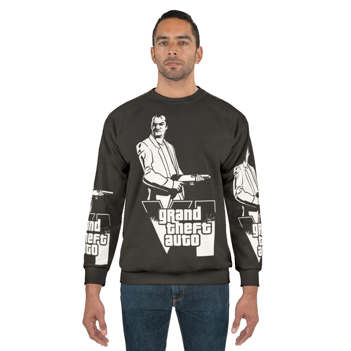 Grand Theft Auto 6 Sweatshirt with Retro Gaming Inspired Design