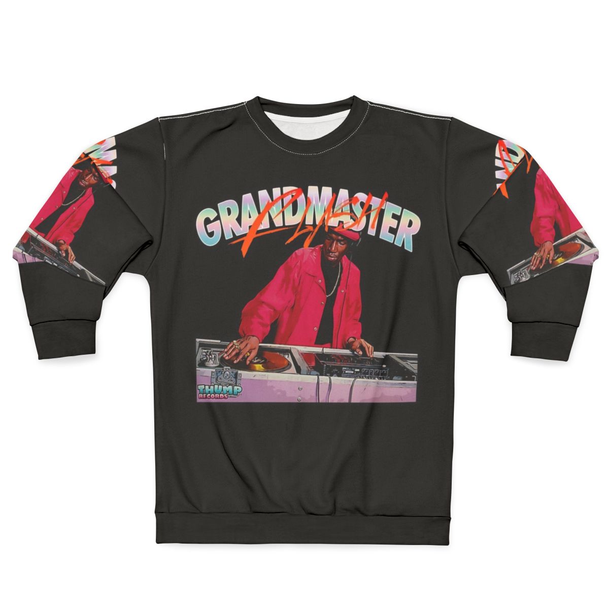 Grandmaster Flash Sweatshirt - Vintage 90s Rap Music Apparel