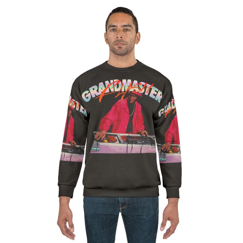Grandmaster Flash Sweatshirt - Vintage 90s Rap Music Apparel