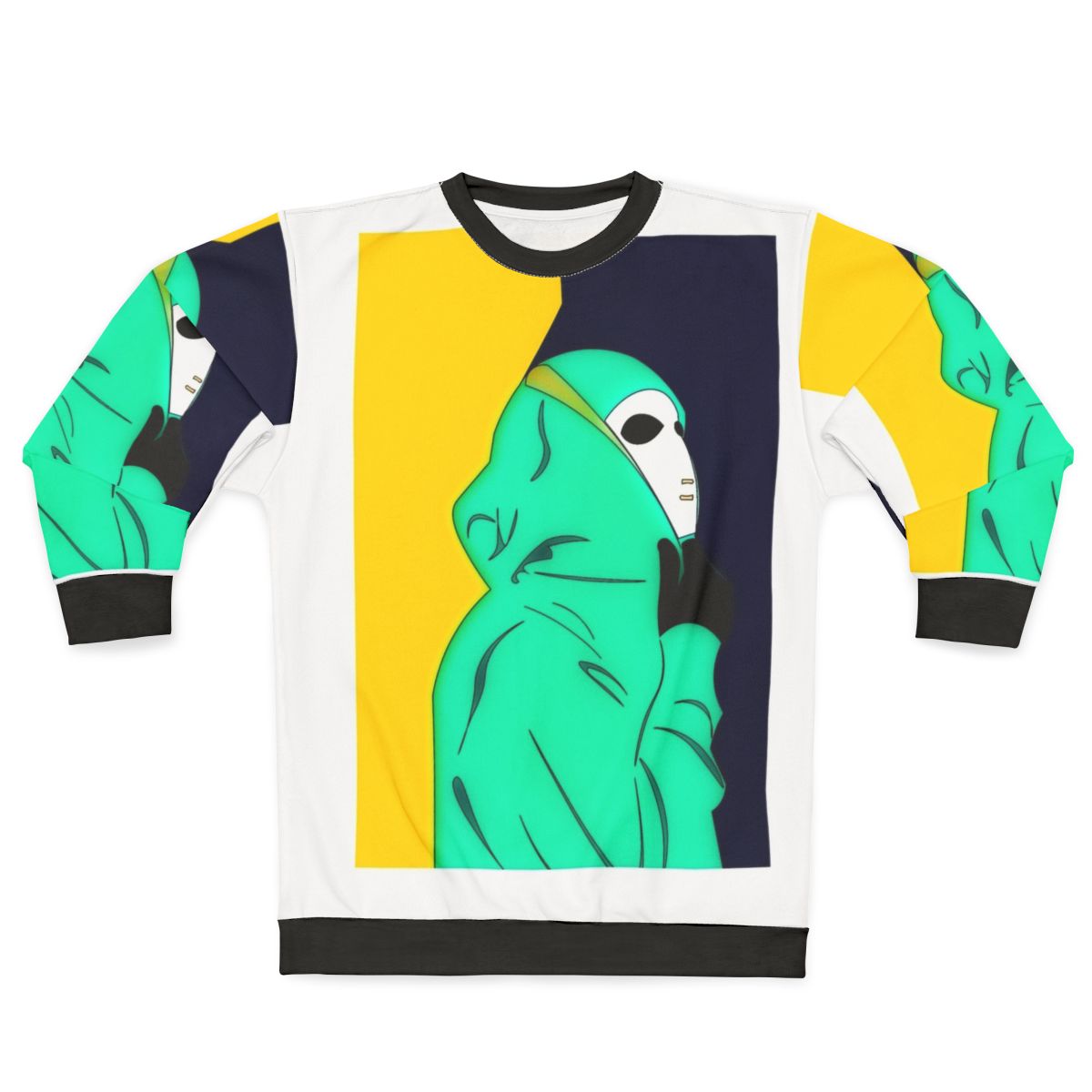 Graphite Christmas Sweatshirt with Festive Graphics