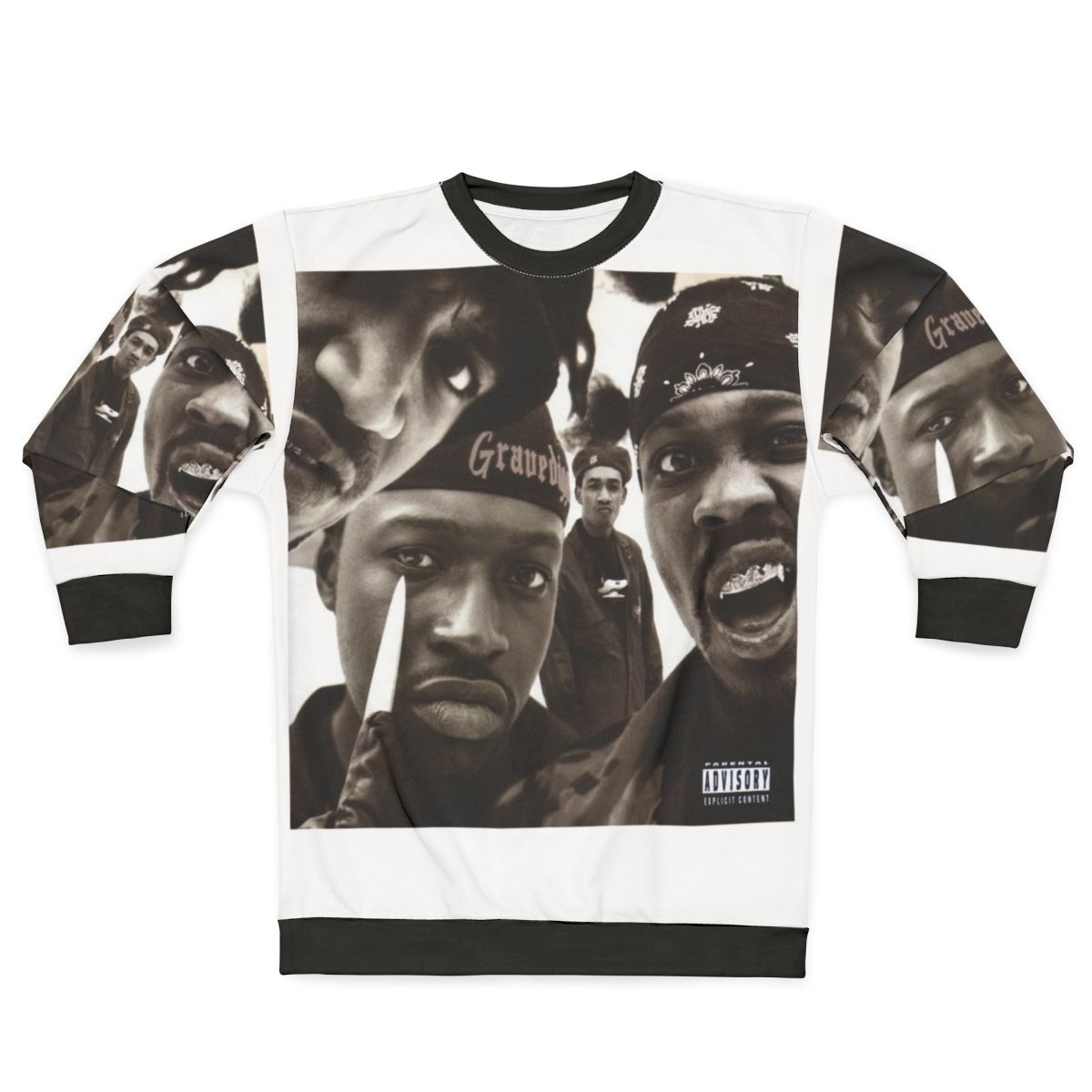 Gravediggaz 6 Feet Deep Rap Horrorcore Sweatshirt