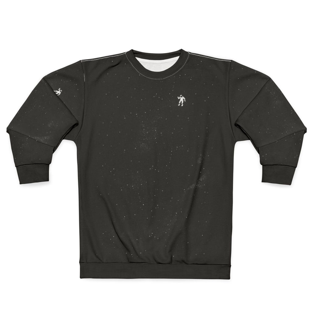 Gravity Sweatshirt featuring a cosmic, space-themed design