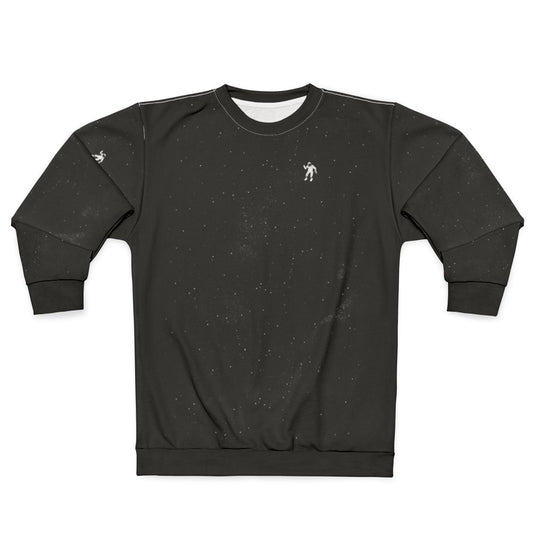 Gravity Sweatshirt featuring a cosmic, space-themed design