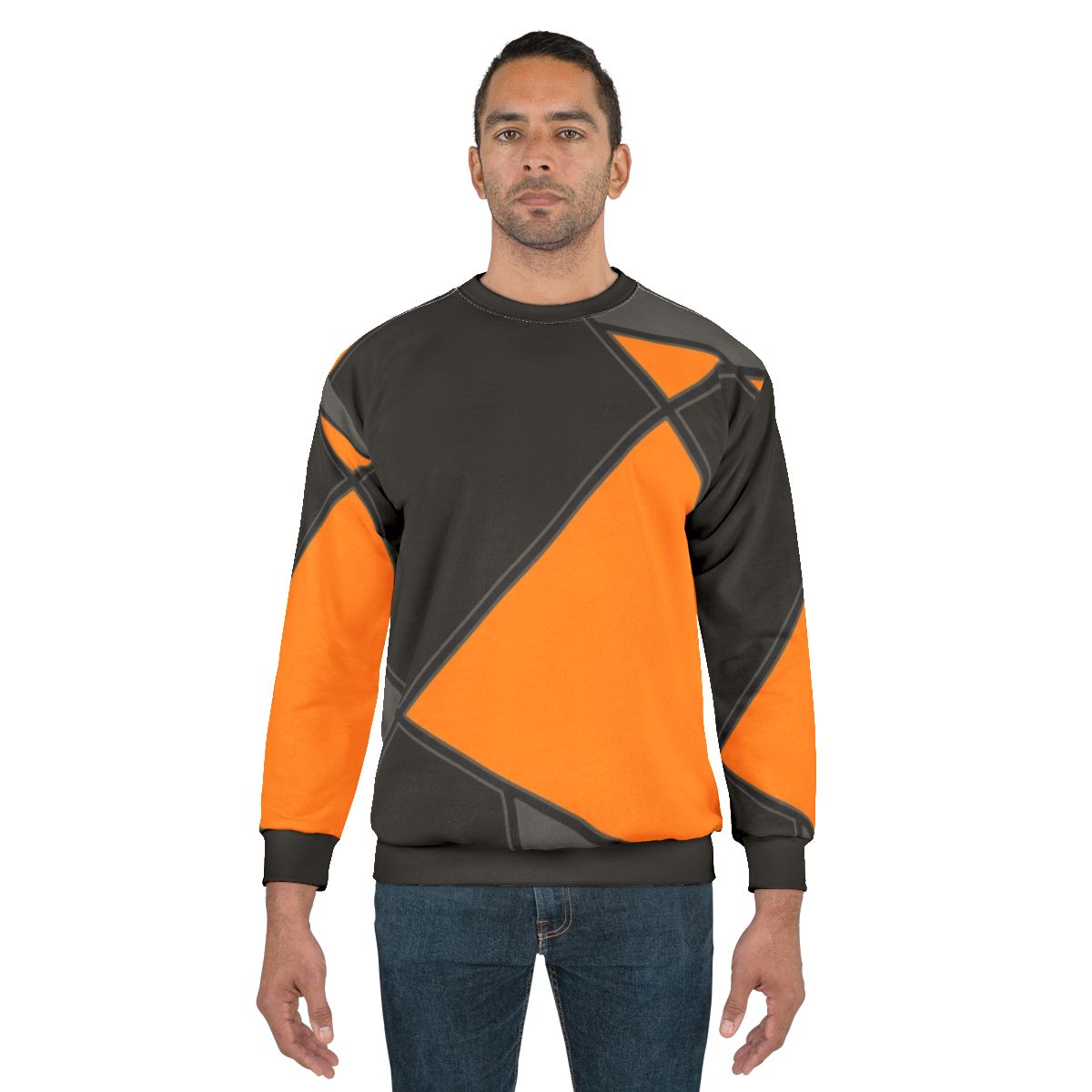 Modern Geometric Abstract Boho Minimalist Sweatshirt