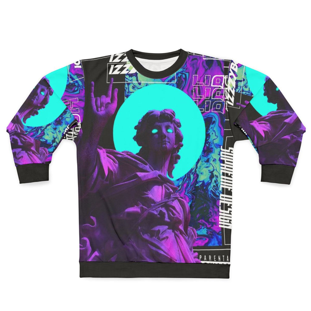 Vaporwave aesthetic cyberpunk futuristic sweatshirt
