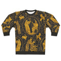 Greek art sweatshirt featuring ancient Greece inspired design