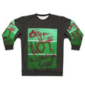 "Don't Hug Me I'm Scared" Creepy Green Sweatshirt