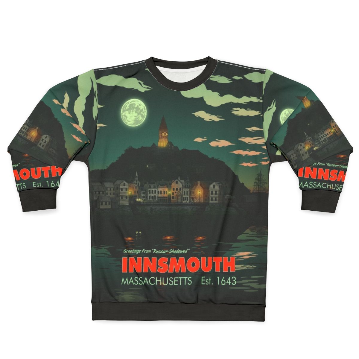 Innsmouth, Massachusetts Lovecraft Horror Sweatshirt