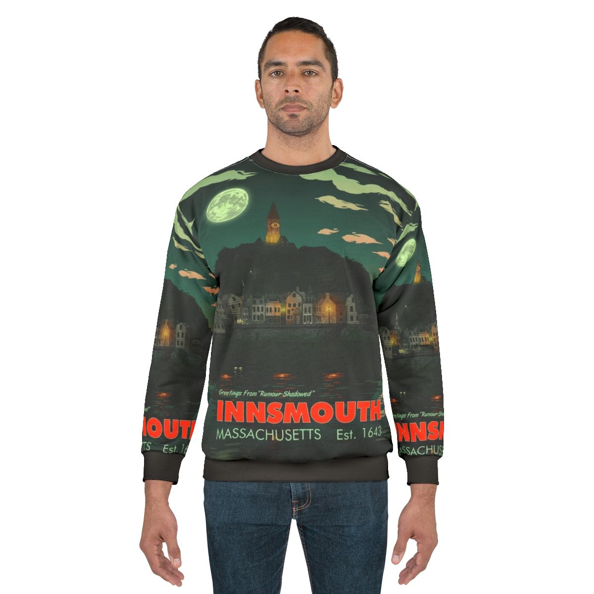 Innsmouth, Massachusetts Lovecraft Horror Sweatshirt