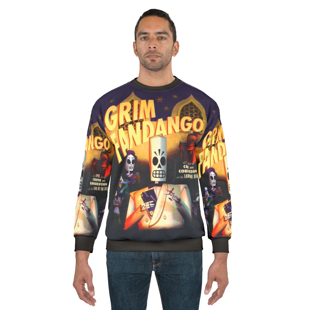 Grim Fandango Retro Gaming Sweatshirt