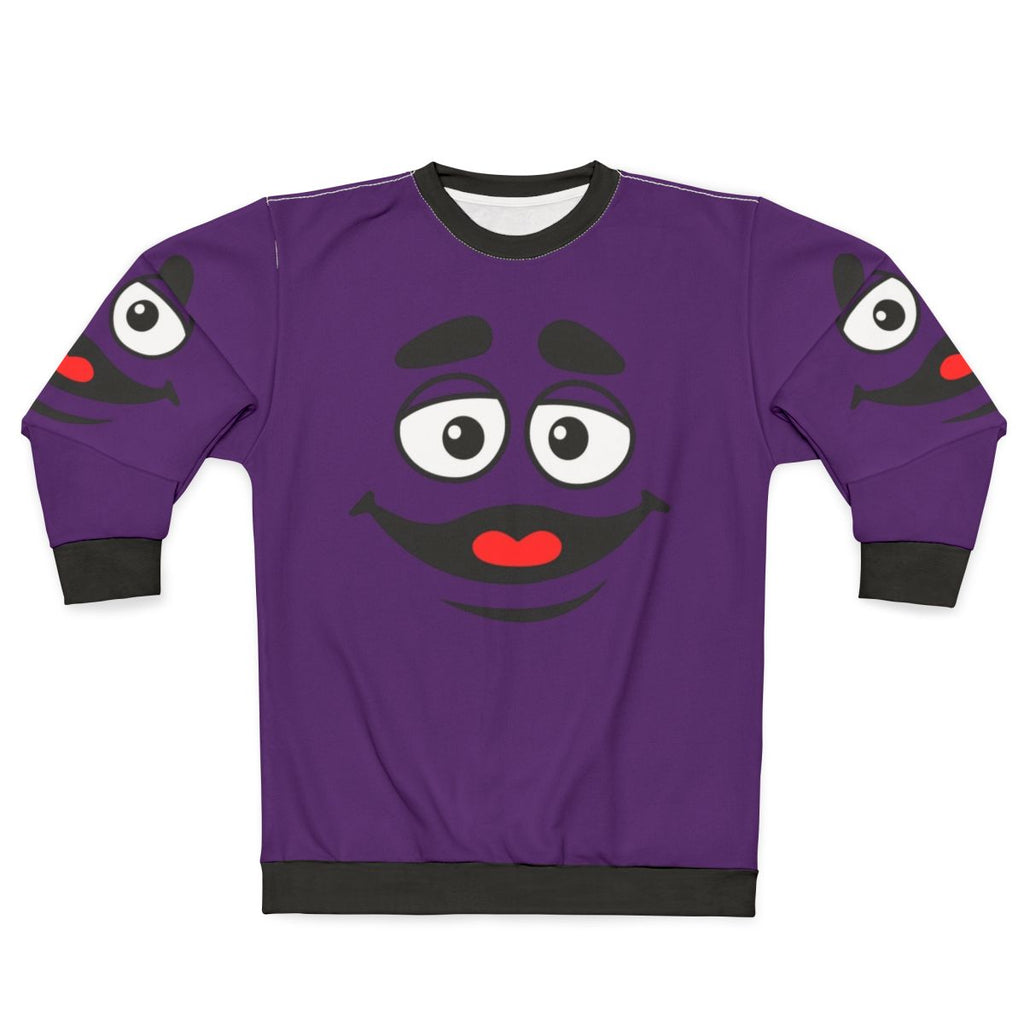 Grimace Face Meme Sweatshirt