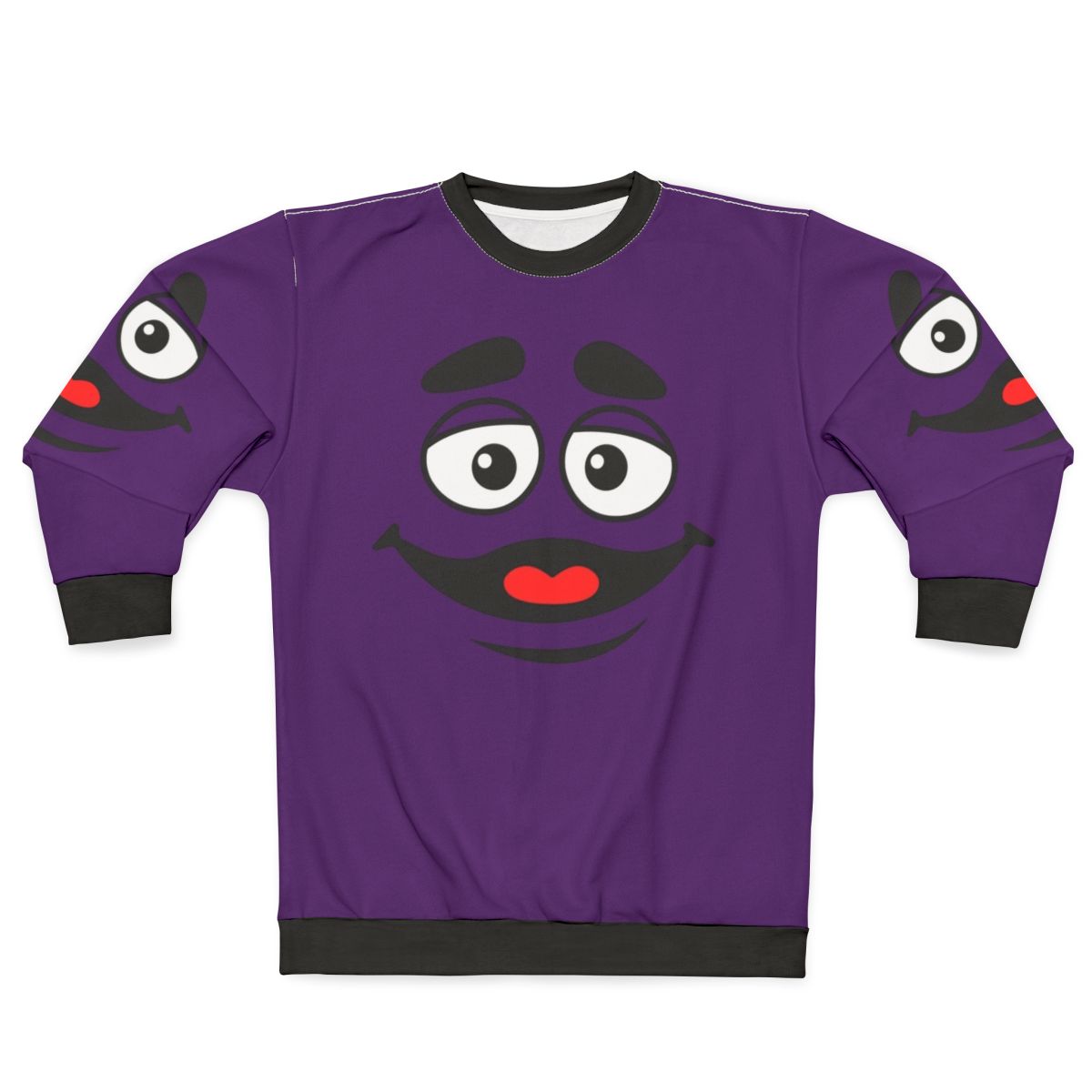 Grimace Face Meme Sweatshirt
