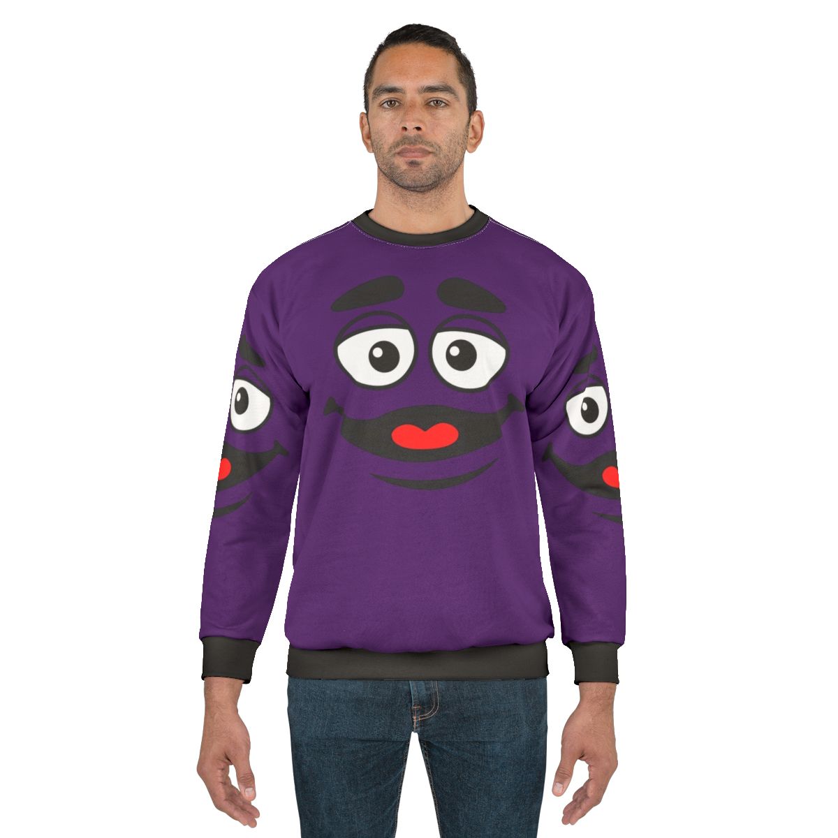 Grimace Face Meme Sweatshirt
