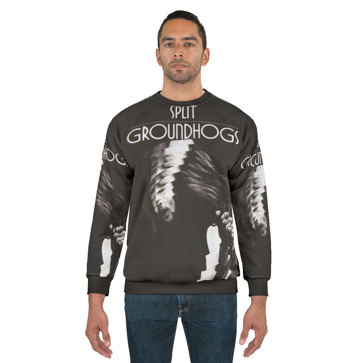 Vintage Groundhogs Split 1971 Album Cover Sweatshirt