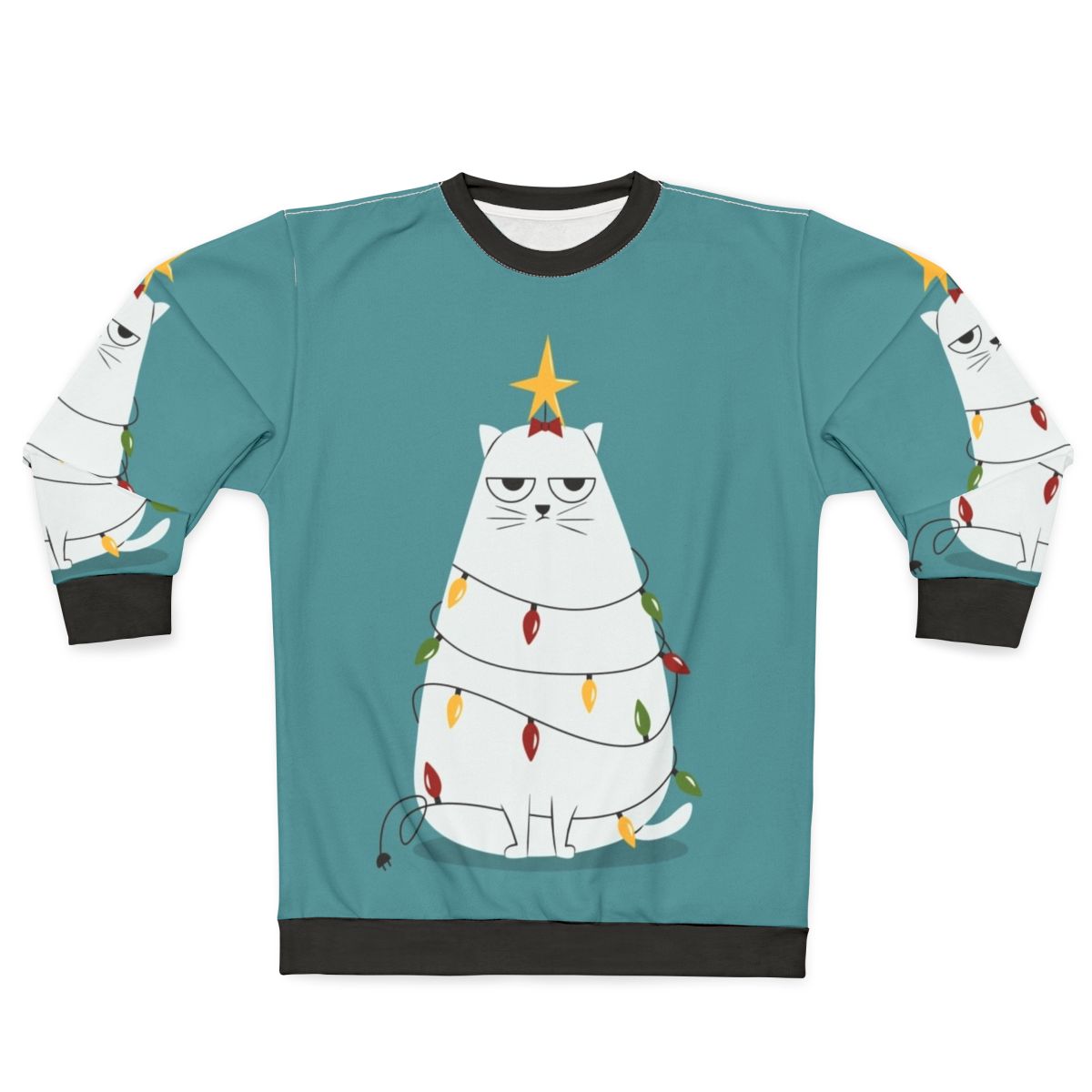 Grumpy Christmas Cat Sweatshirt