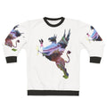 Gryphon Sweatshirt with Colorful Mythological Creature Art