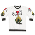 Onizuka GTO anime character illustration printed on a gray sweatshirt