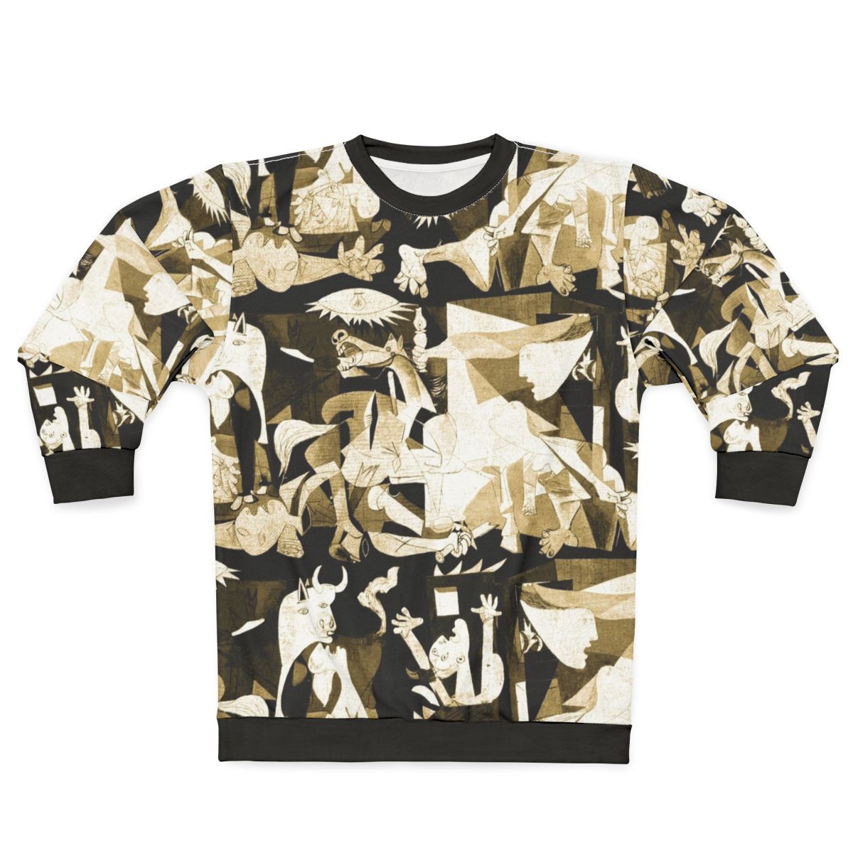 Guernica 2020 Sand Sweatshirt featuring Vintage Pablo Picasso Inspired Artwork