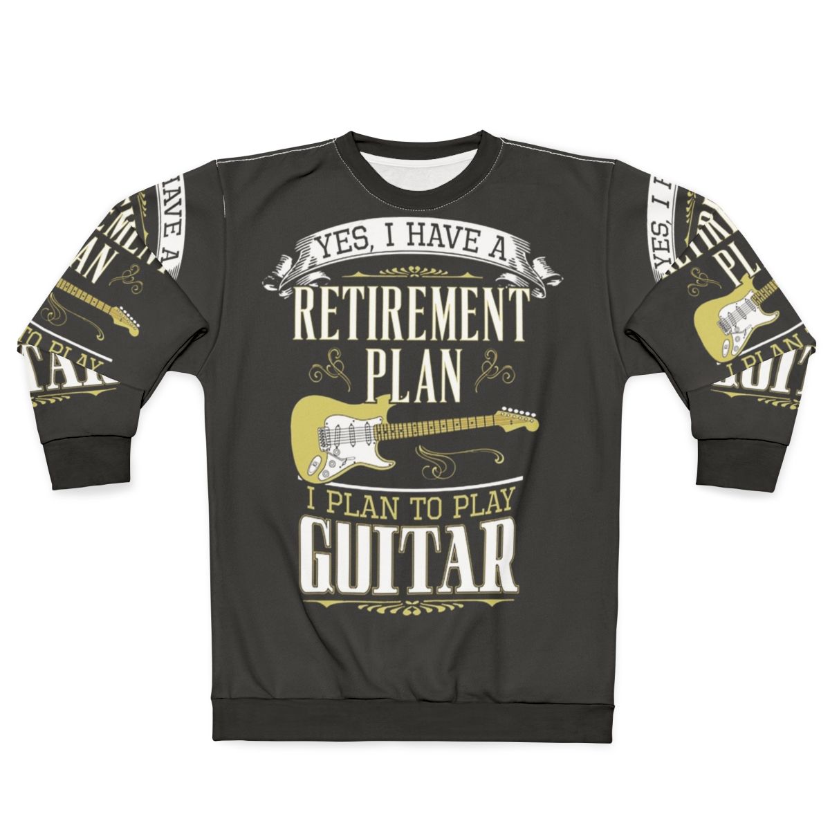 Vintage Guitar Retirement Plan Sweatshirt