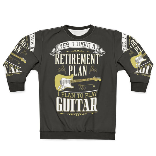 Vintage Guitar Retirement Plan Sweatshirt