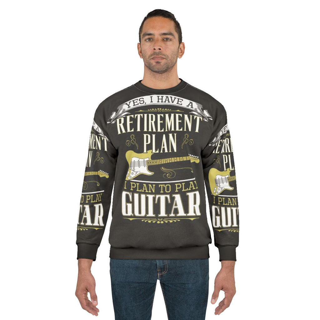 Vintage Guitar Retirement Plan Sweatshirt
