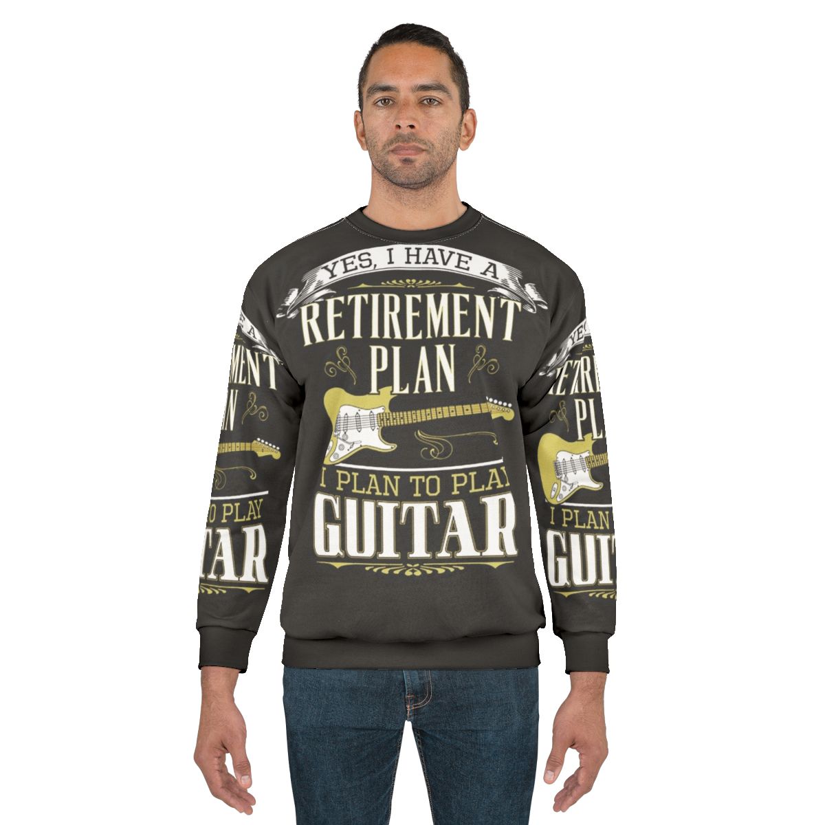 Vintage Guitar Retirement Plan Sweatshirt