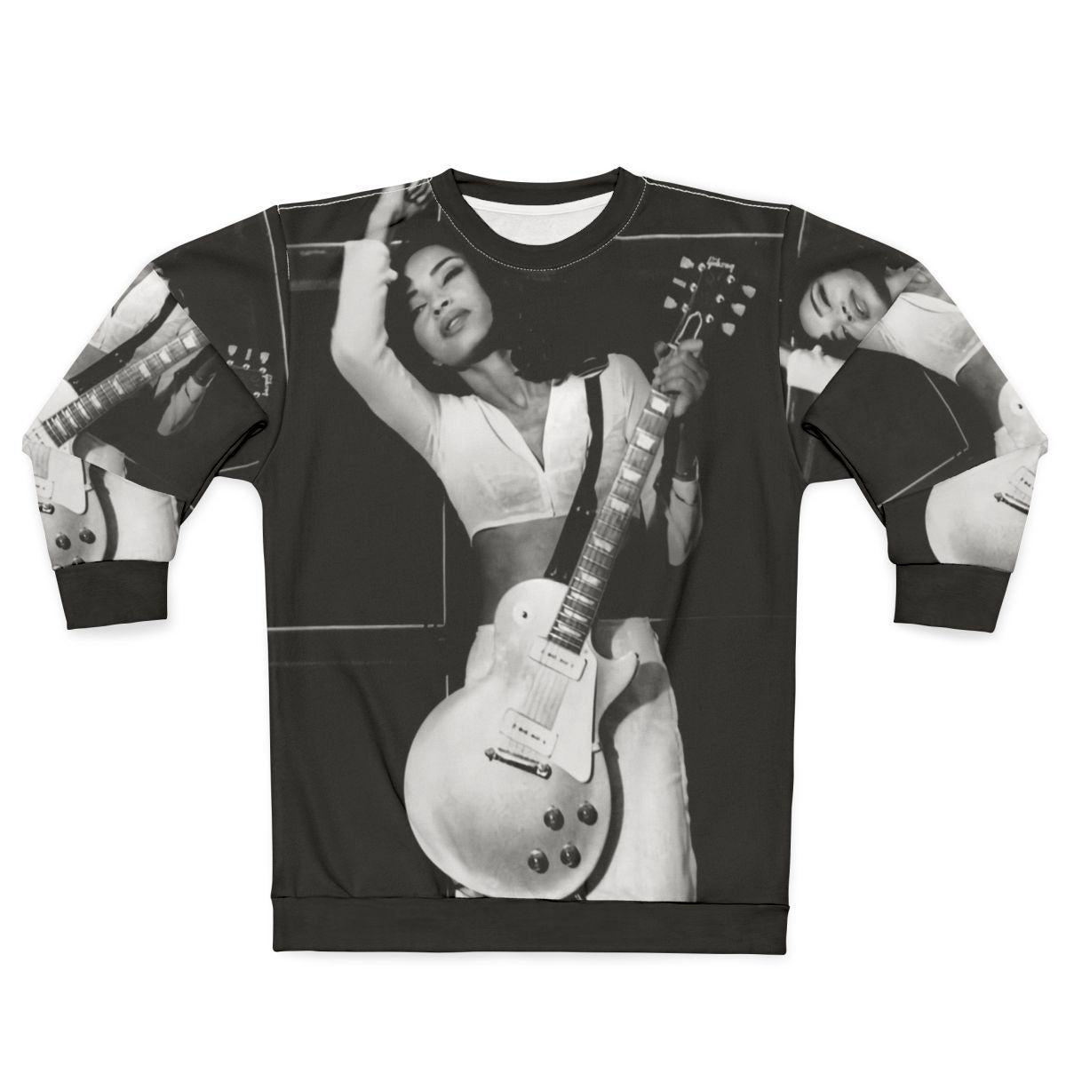 Sade inspired guitar aesthetic sweatshirt