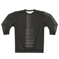 Guitar String Vibes Sweatshirt with Musical Instrument Graphic